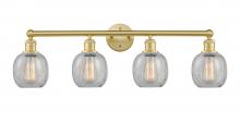 Innovations Lighting 616-4W-SG-G105 - Belfast - 4 Light - 33 inch - Satin Gold - Bath Vanity Light