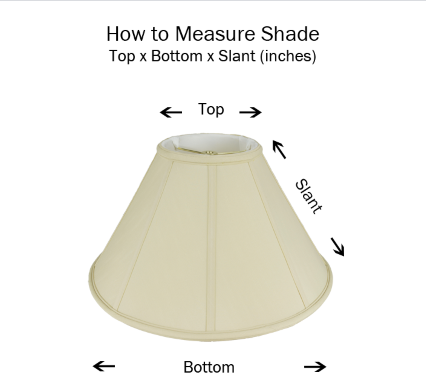 How to Measure Lamp Shades