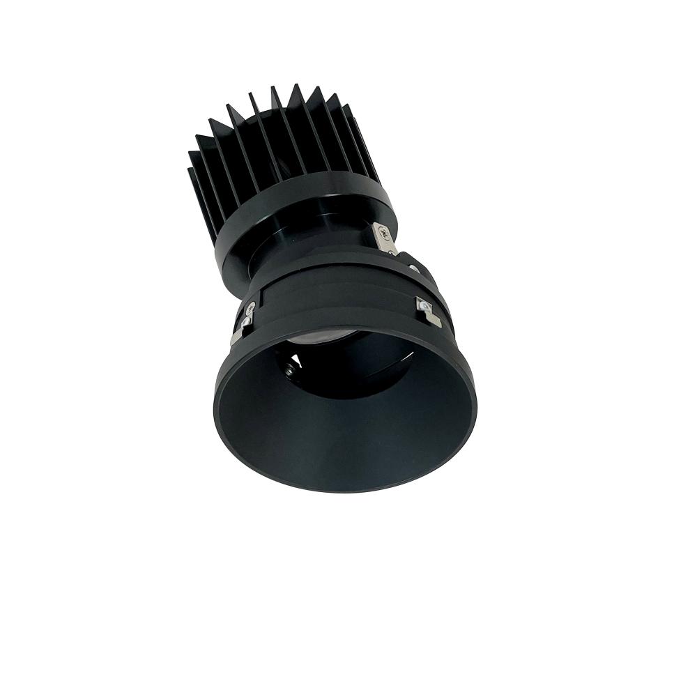 4" Iolite PLUS Round Trimless Adjustable, 1500lm/2000lm (varies by housing), 5000K, Black Finish