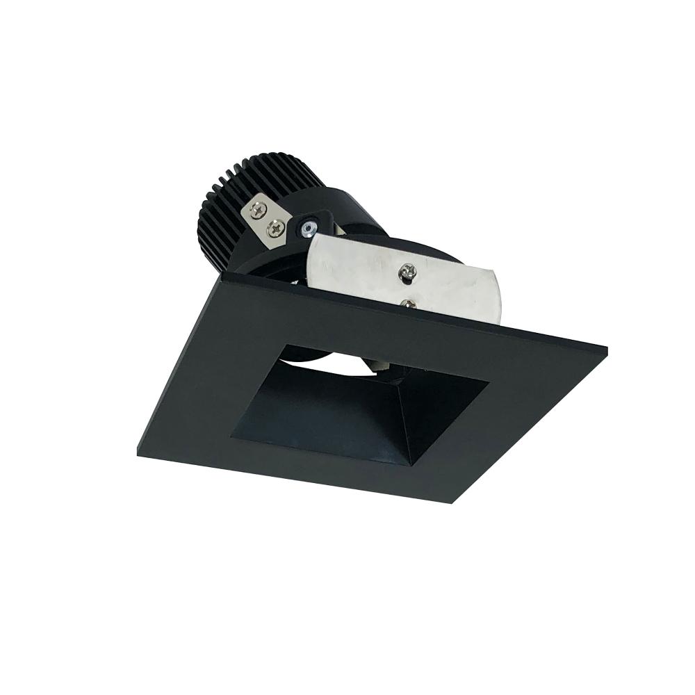 4" Iolite LED Square Adjustable Reflector with Square Aperture, 800lm / 14W, Comfort Dim, Black