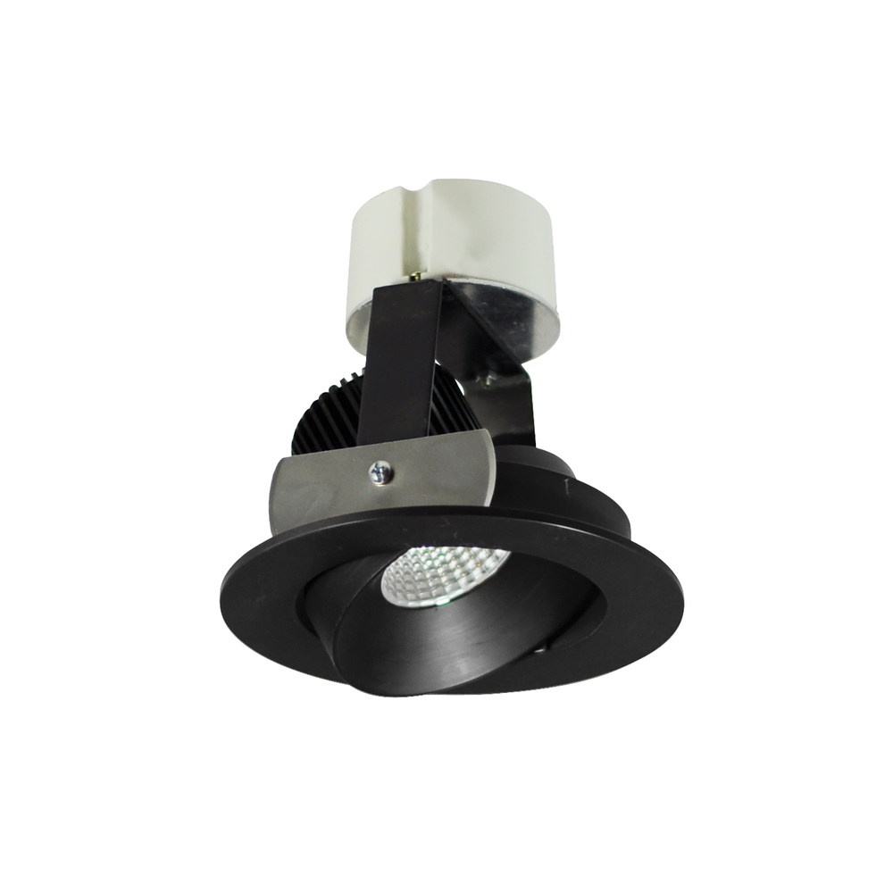 4" Iolite LED Round Adjustable Cone Retrofit, 1000lm / 12W, 3000K, Black Reflector / Black