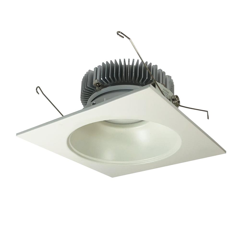 6" Cobalt Dedicated High Lumen Square/Round, 1500lm, 3000K, Matte Powder White