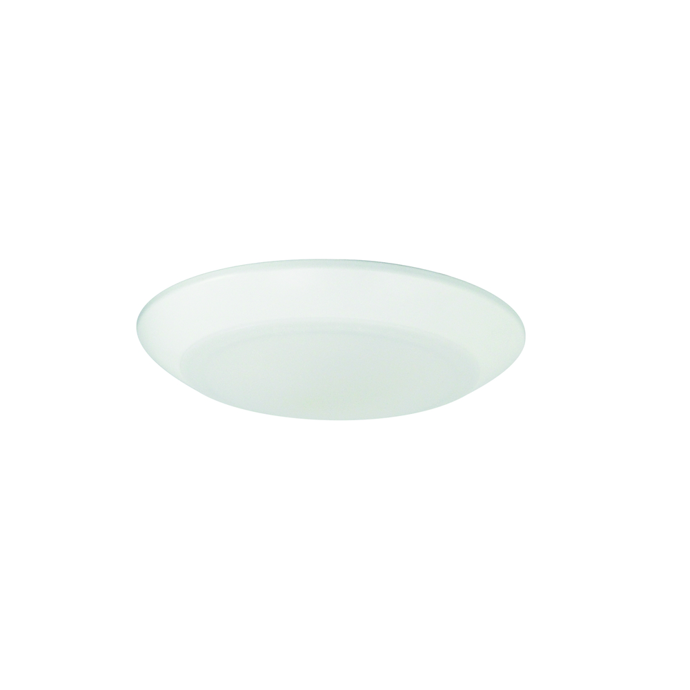 4" AC T24 Opal LED Surface Mount, 850lm / 13W, 4000K, White finish