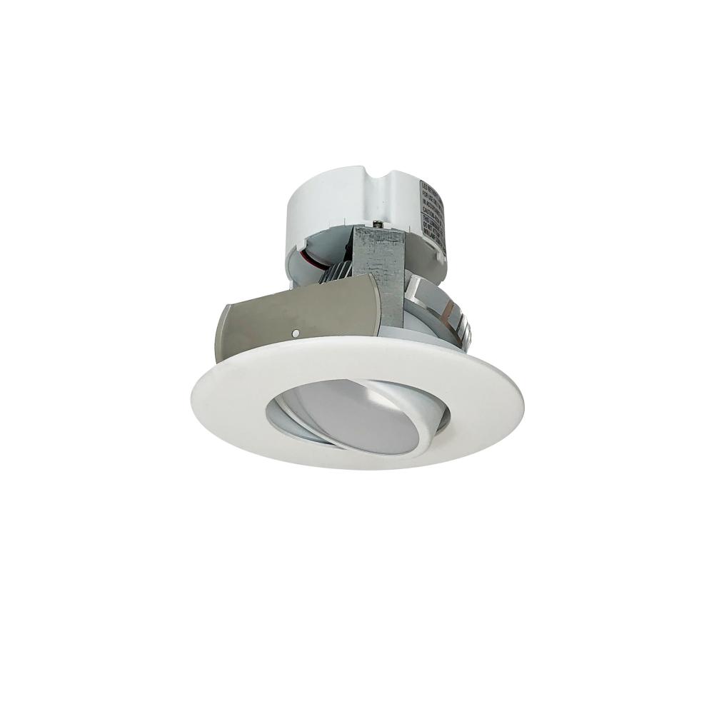 4" Onyx LED Adjustable Retrofit, 700lm / 10.5W, 2700K, White finish