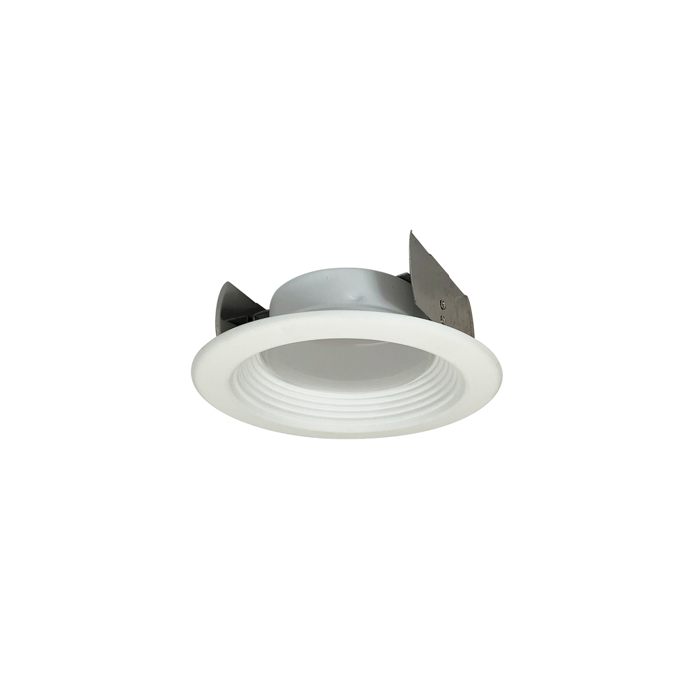 4" AC Onyx LED Retrofit Baffle, 1000lm / 15W, 2700K, White Finish