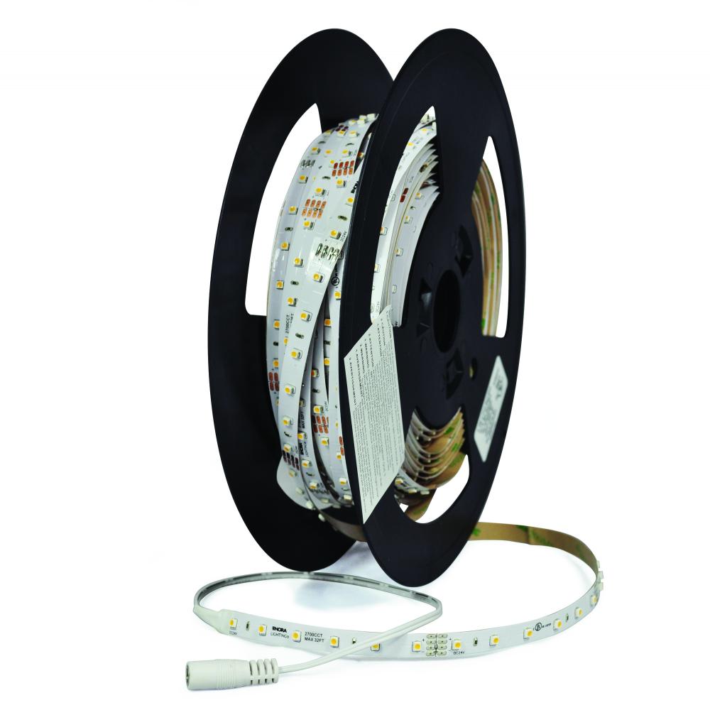 Standard 20' 24V Continuous LED Tape Light, 80lm / 1.3W per foot, 4200K, 90+ CRI