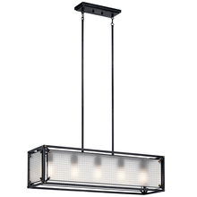 Kichler 44333DBK - Steel 5 Light Linear Chandelier Distressed Black