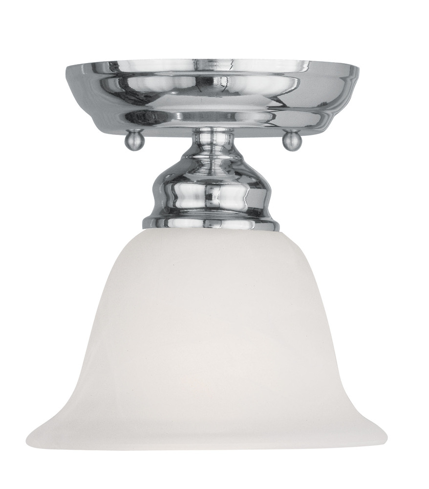 1 Light Polished Chrome Ceiling Mount