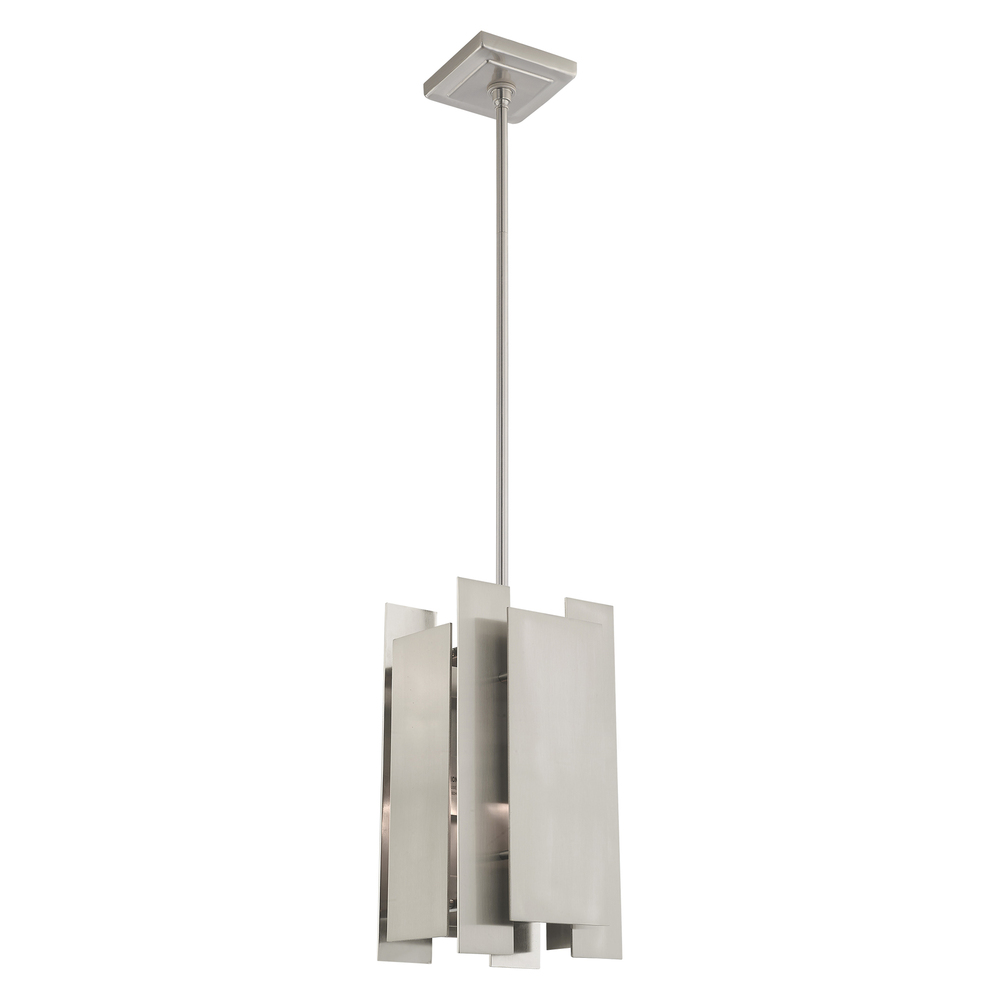 1 Lt Brushed Nickel Mini Pendant