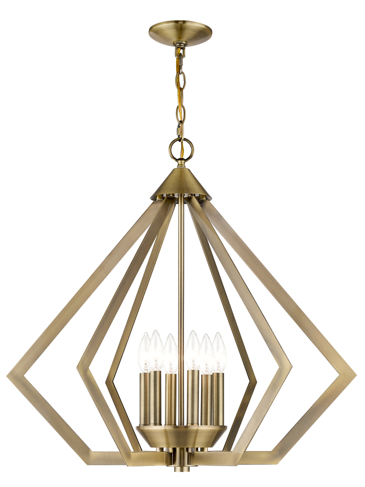 6 Lt AB Chandelier