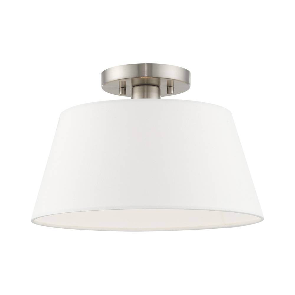 1 Lt Brushed Nickel Ceiling Mount