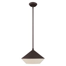 Livex Lighting 40715-07 - 1 Lt Bronze Mini Pendant