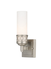 Livex Lighting 4721-91 - 1 Light Brushed Nickel Bath