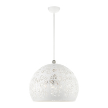 Livex Lighting 49544-03 - 3 Lt White Pendant