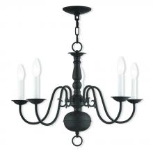 Livex Lighting 5005-07 - 5 Lt BZ Chandelier