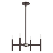 Livex Lighting 51174-07 - 4 Lt Bronze Mini Chandelier