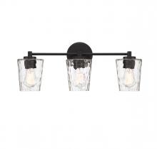  8-5606-3-BK - Ballas 3-Light Bathroom Vanity Light in Matte Black