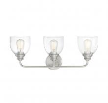 Savoy House 8-7205-3-SN - Vale 3-Light Bathroom Vanity Light in Satin Nickel