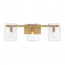  8-8204-3-322 - Genry 3-Light Bathroom Vanity Light in Warm Brass