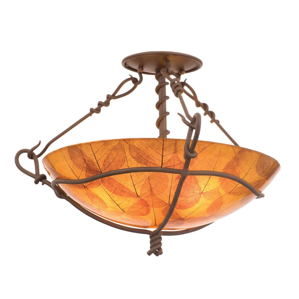 Vine 3 Light Semi Flush Mount