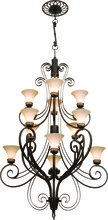 Kalco 5189MG/1339 - Mirabelle (4+4+4) Light 3 Tier Foyer