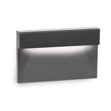  WL-LED140-AM-BK - LED Horizontal Ledge Step and Wall Light