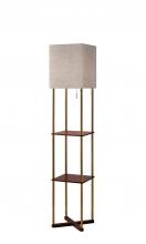 Adesso 3183-21 - Harrison Shelf Floor Lamp