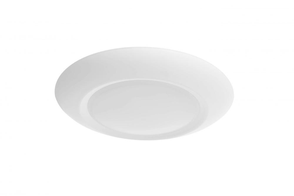 Slim Line 1 Light 11" LED Flushmount in White