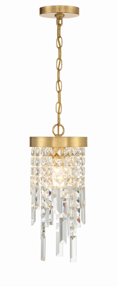 Winfield 1 Light Antique Gold Mini Pendant