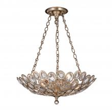 Crystorama 7584-DT - Sterling 3 Light Distressed Twilight Chandelier