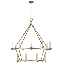 Visual Comfort & Co. Signature Collection CHC 5199GI - Darlana Extra Large Two-Tier Chandelier