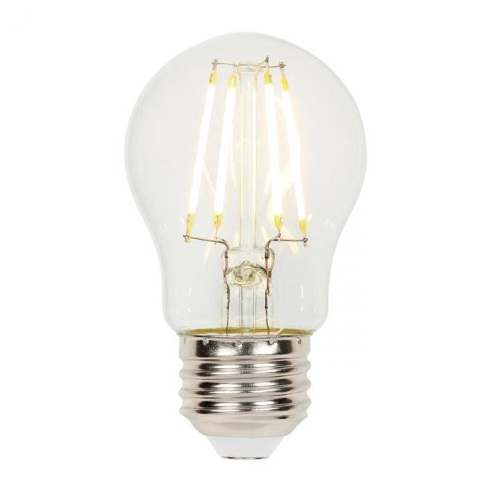 4.5W A15 Filament LED Dimmable Clear 3000K E26 (Medium) Base, 120 Volt, Box