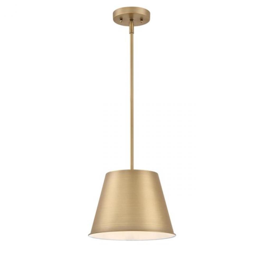 Pendant Brushed Brass Finish