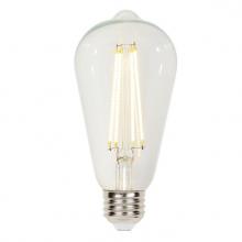 Westinghouse 4518300 - 6.5W ST20 Filament LED Dimmable Clear 2700K E26 (Medium) Base, 120 Volt, Box