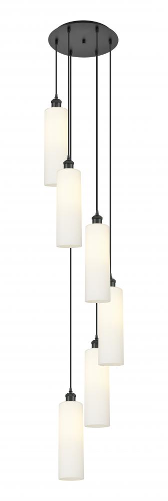 Crown Point - 3 Light - 12 inch - Matte Black - Cord Hung - Multi Pendant