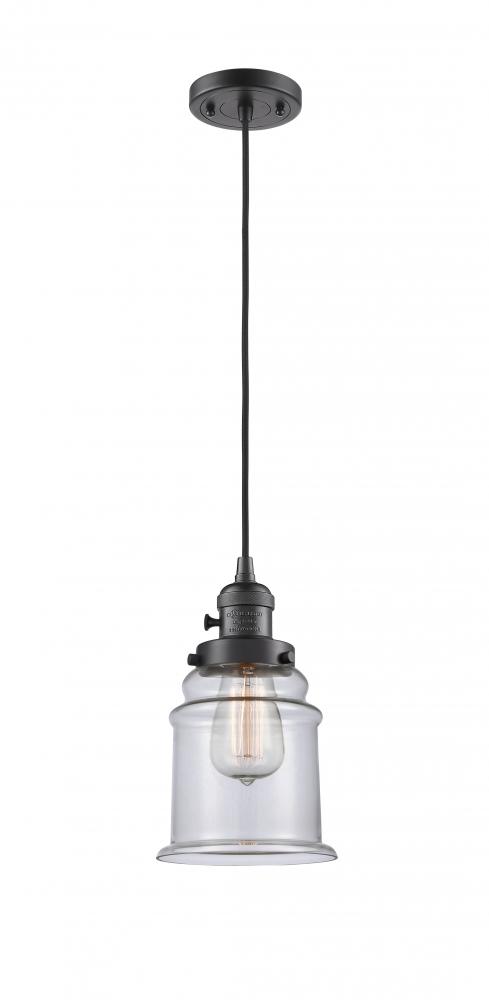 Canton - 1 Light - 6 inch - Oil Rubbed Bronze - Cord hung - Mini Pendant