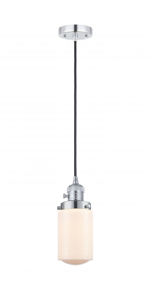 Dover - 1 Light - 5 inch - Polished Chrome - Cord hung - Mini Pendant