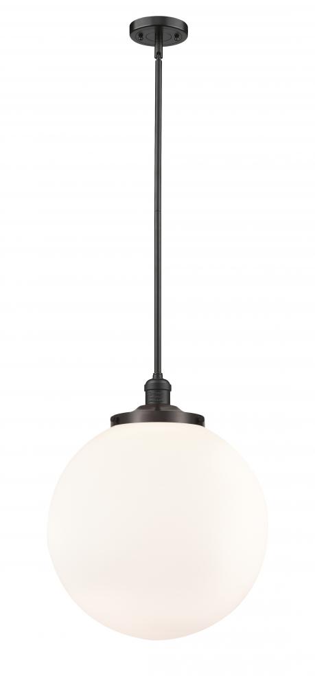 Beacon - 1 Light - 16 inch - Oil Rubbed Bronze - Stem Hung - Pendant