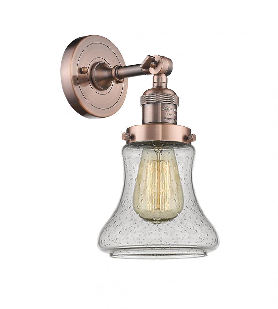 Bellmont - 1 Light - 7 inch - Antique Copper - Sconce