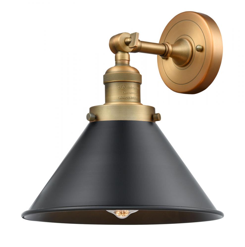 Briarcliff - 1 Light - 10 inch - Brushed Brass - Sconce