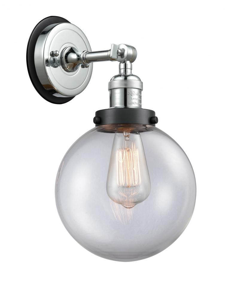 Beacon - 1 Light - 8 inch - Polished Chrome - Sconce