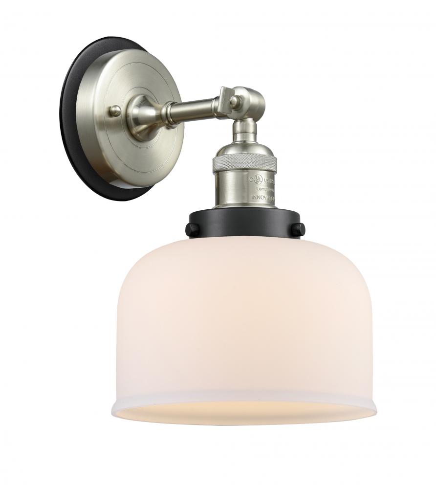 Bell - 1 Light - 8 inch - Brushed Brass - Sconce