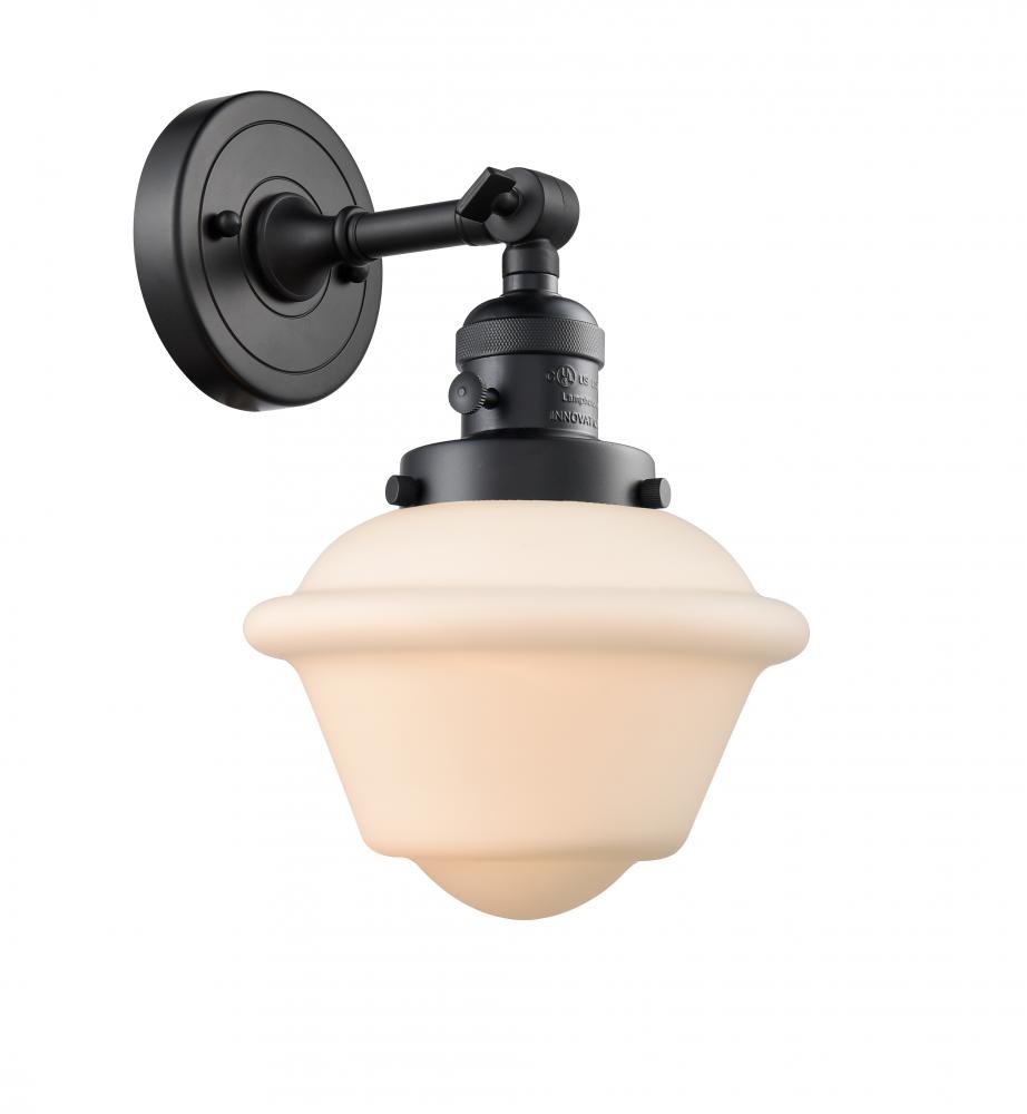 Oxford - 1 Light - 8 inch - Matte Black - Sconce