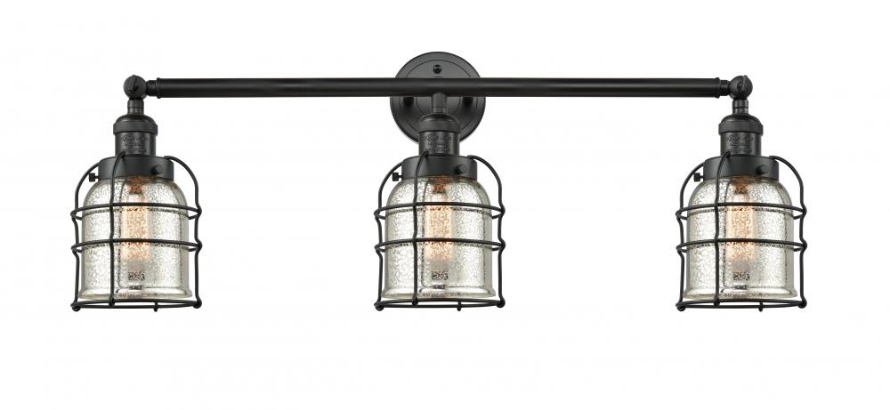 Small Bell Cage 3 Light Bath Vanity Light