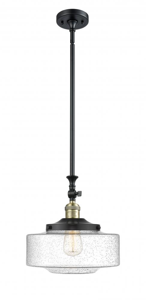 Bridgeton - 1 Light - 12 inch - Black Antique Brass - Stem Hung - Mini Pendant