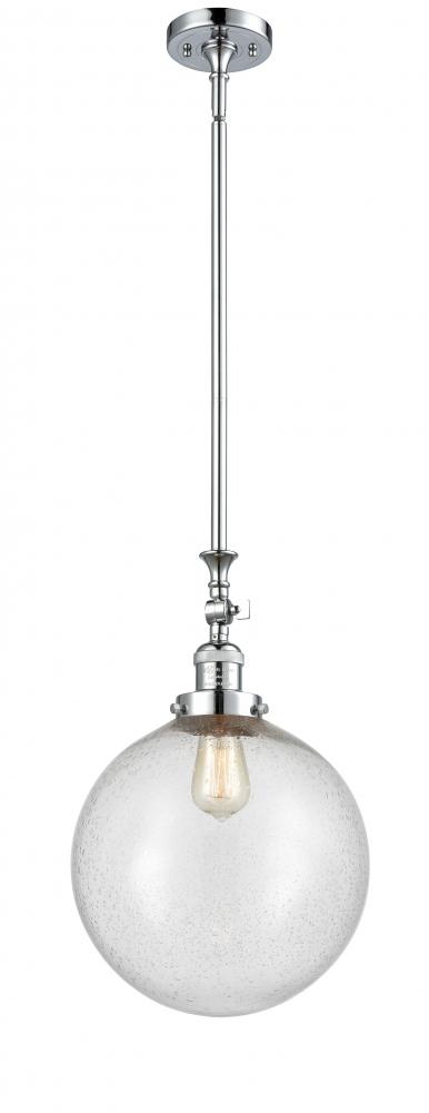 Beacon - 1 Light - 12 inch - Polished Chrome - Stem Hung - Mini Pendant