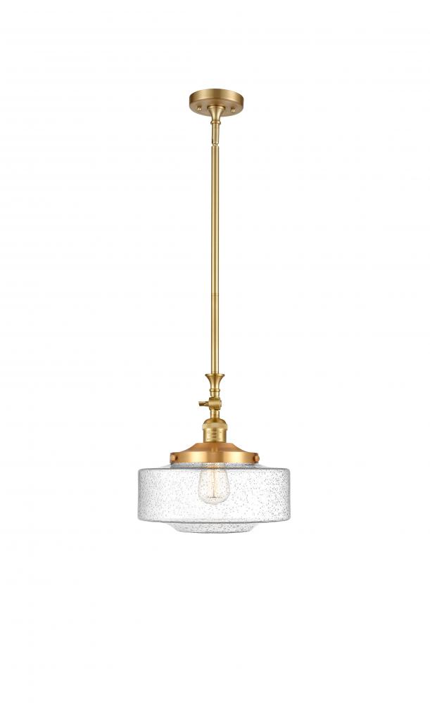 Bridgeton - 1 Light - 12 inch - Satin Gold - Stem Hung - Mini Pendant