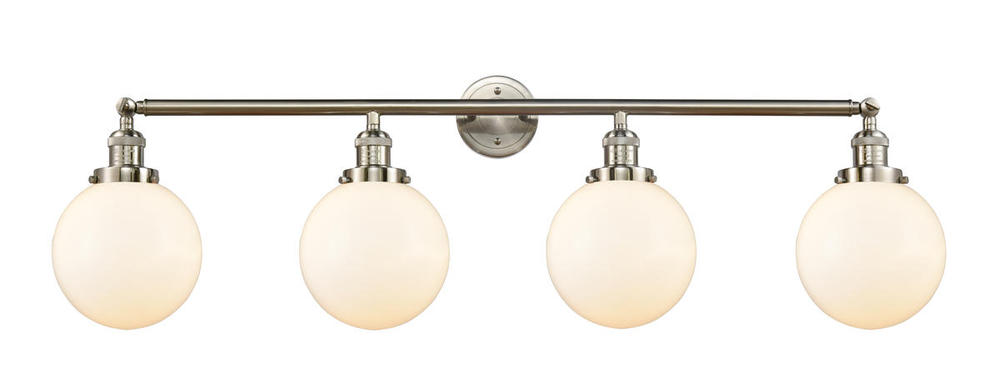 Beacon - 4 Light - 44 inch - Brushed Satin Nickel - Bath Vanity Light