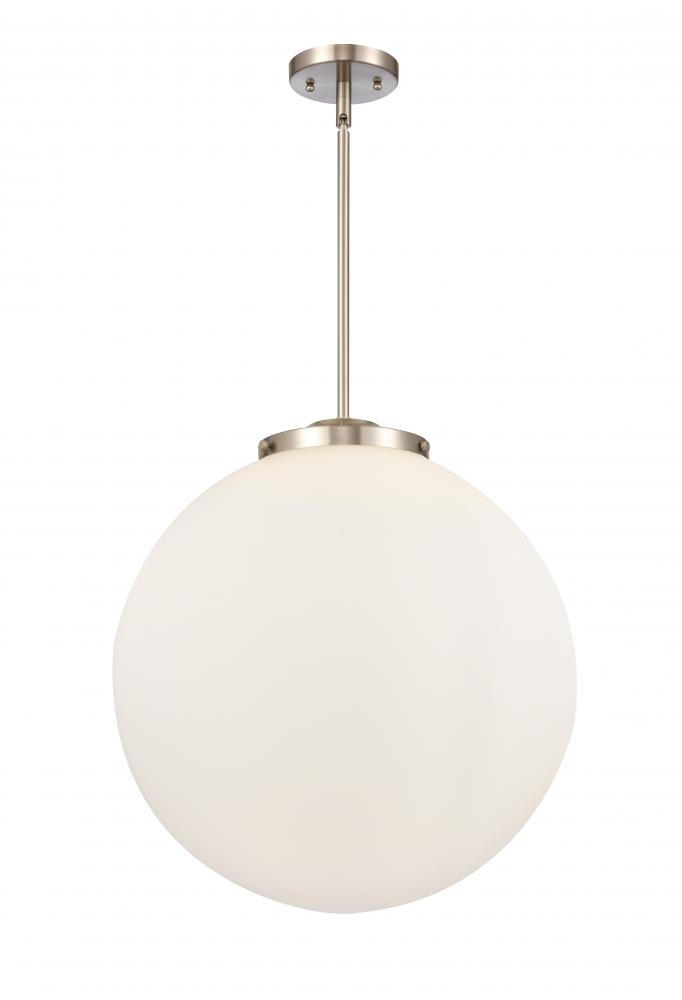 Beacon - 3 Light - 18 inch - Brushed Satin Nickel - Cord hung - Pendant