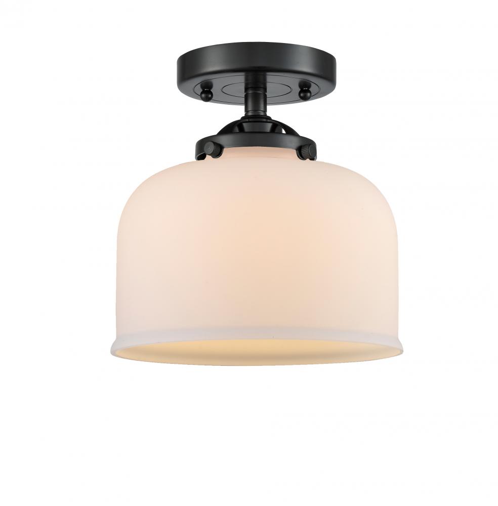 Bell - 1 Light - 8 inch - Oil Rubbed Bronze - Semi-Flush Mount